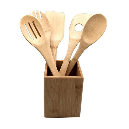 Pot for Kitchen Utensils Bamboo