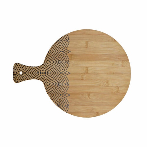 Cutting board Black Natural Bamboo