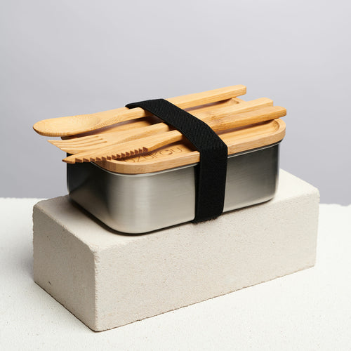 Bamboo and Stainless Steel Lunch Box 800 ml